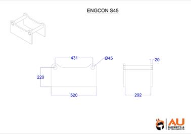 ENGCON S45 Bracket Large image 5