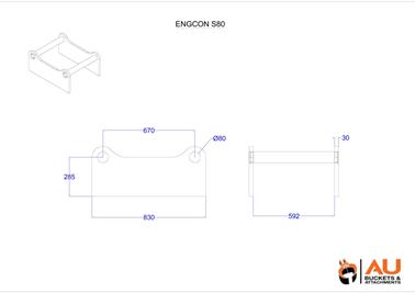 ENGCON S80 Bracket Large image 7